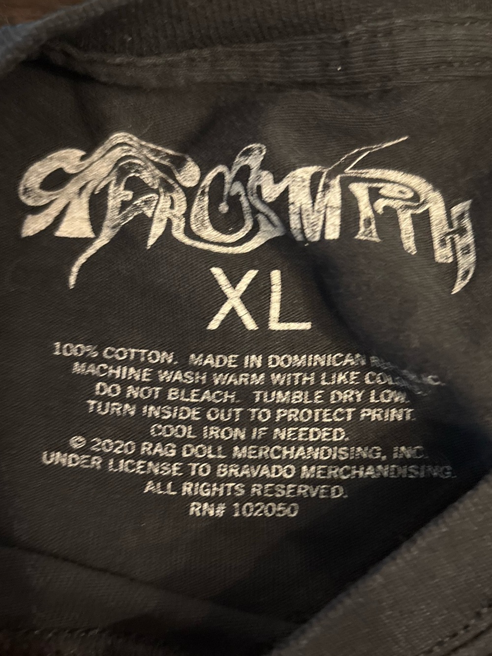 Aerosmith Aero Force Black Graphic Concert Band Tee - Size Xl — image 2 of 5